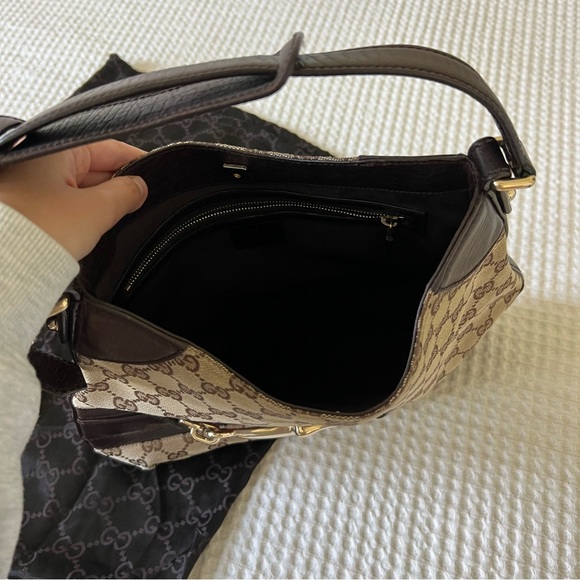 Authentic Gucci Hasler Horsebit Monogram purse - Picture 11 of 13